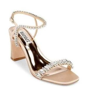 Badgley MischkaMarilee Embellished Heeled Sandals (3inch heel)